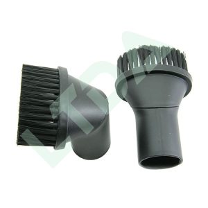 Brosse ovale crin synthétique ECO embout pivotant. diam 32 mm - VAR