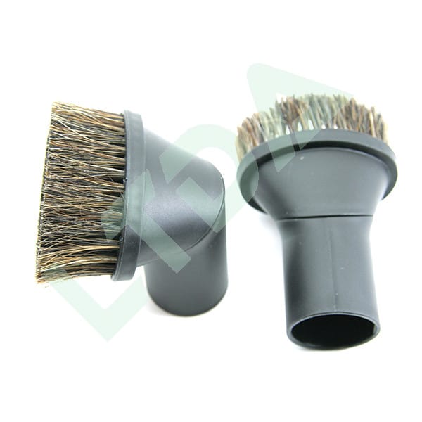 Brosse ovale crin cheval ECO embout pivotant. diam 32 mm - VAR