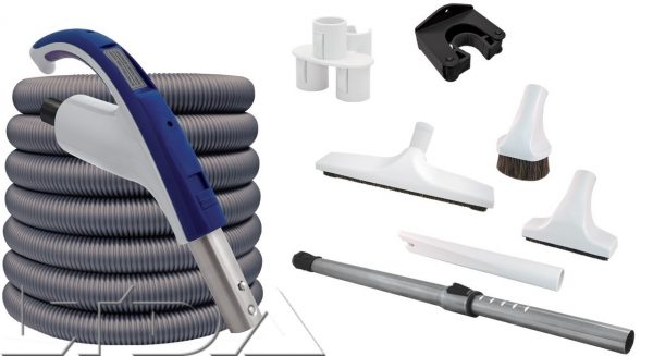 Jeu d'accessoires RETRAFLEX gris. longueur 18.30 mètres.
