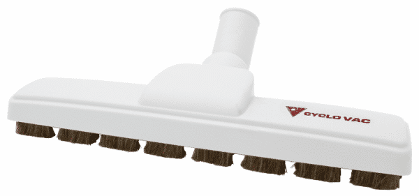 * Brosse plate de 30 cm à roulettes grise à crin doux - CYC