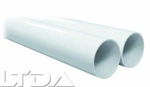 Tube PVC blanc longueur 2 mètres diam 2 ( boîte de 10 )"