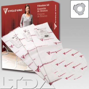 Filtre jeu 3 sacs 8.7 litres - 3 crans + 1 filtre rond - AXESS/111/115