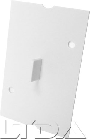 Plaque de montage DECO. couleur blanche.