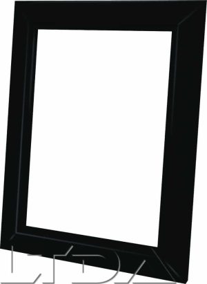 Cadre enjoliveur pour prise DECO. couleur noire.