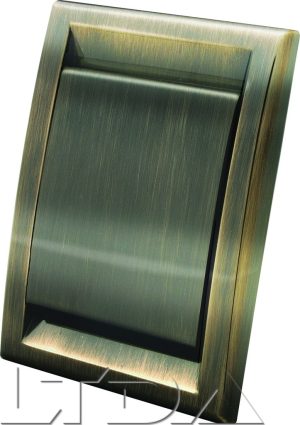 Prise d'aspiration DECO. aspect métal cuivré antique.