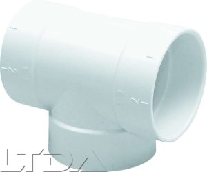 Dérivation en T 90° blanche. FFF