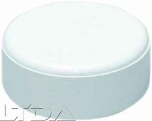 Bouchon pour tube PVC diam 2. blanc."