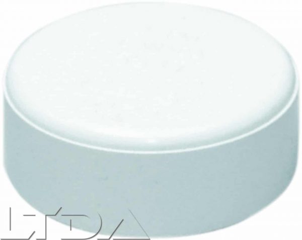 Bouchon pour tube PVC diam 2". blanc.