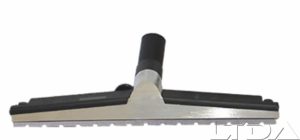 Brosse 45 cm à eau en aluminium avec roulettes - diam 38 - AJG