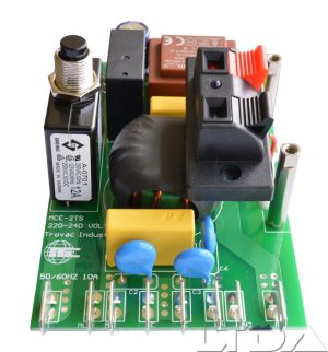 Platine moteur STD 240V 10A + Led (après mars 2015). E2015. H2015. H2025