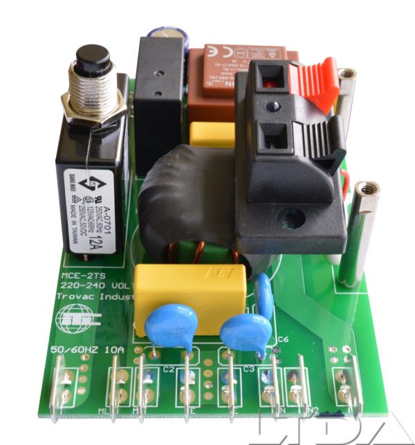 Platine moteur STD 240V 10A + Led, pour GS (après mars 2015). E2015. H2015. H2025