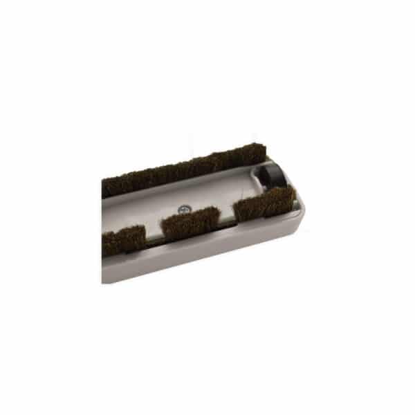 * Brosse plate de 30 cm à roulettes grise à crin doux - CYC – Image 2